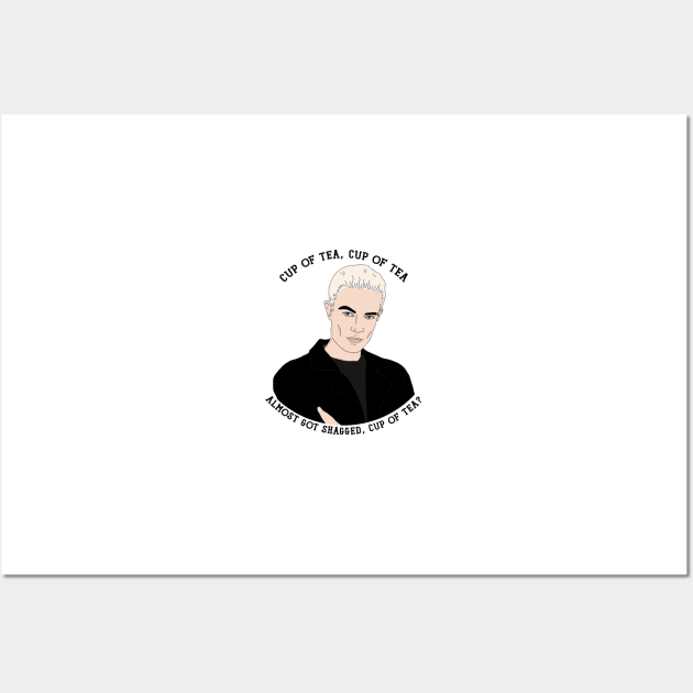 Spike Tea Quote BTVS Wall Art by likeapeach